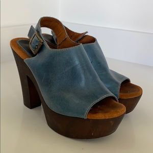 Size 9 open toe wedges